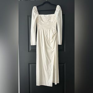 The reformation white midi dress